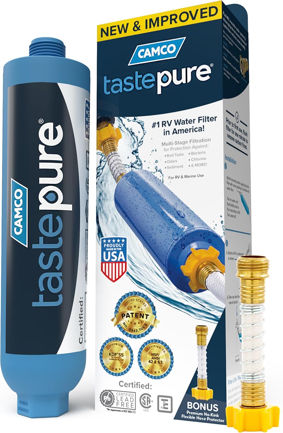 Camco Tastepure - Filtro per acqua per camper - ULTRASCONTO!