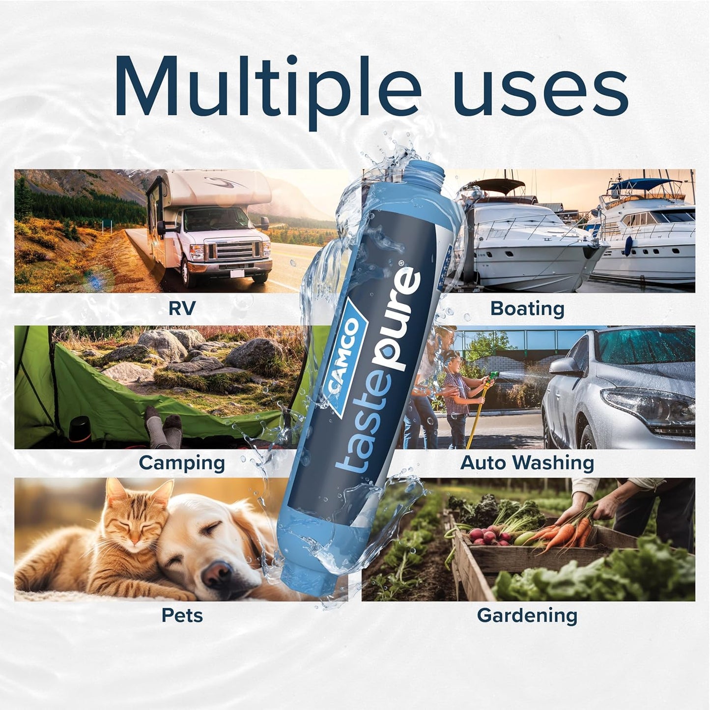 Camco Tastepure - Filtro per acqua per camper - ULTRASCONTO!