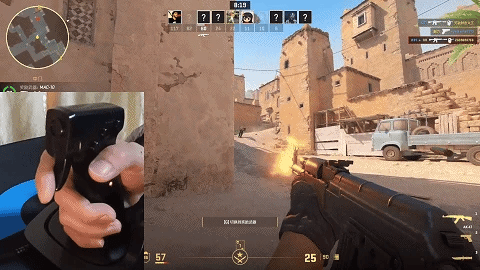 Gun Style Gaming Mouse FPS Game OrionTime L24 Vertical Handle Grip Wired Peripherals Pc Custom Gamer Accessories Shooting Mice