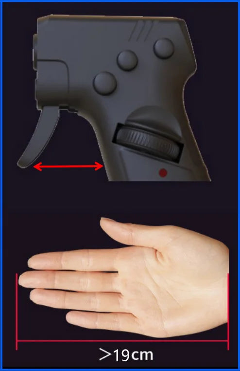 Gun Style Gaming Mouse FPS Game OrionTime L24 Vertical Handle Grip Wired Peripherals Pc Custom Gamer Accessories Shooting Mice