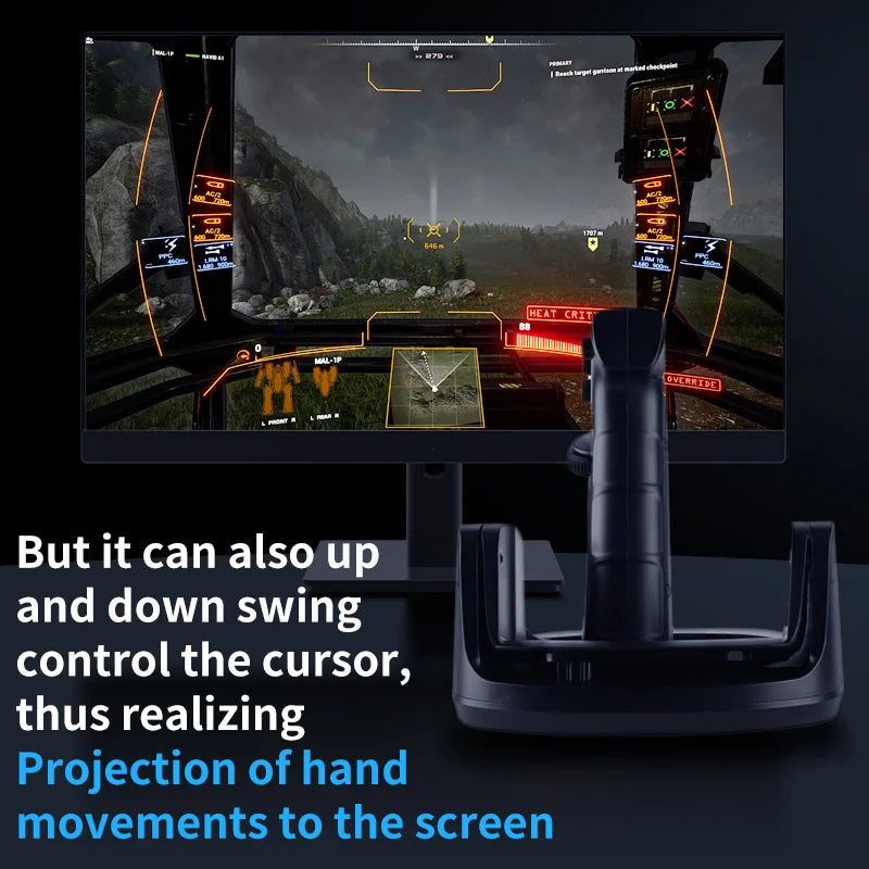Gun Style Gaming Mouse FPS Game OrionTime L24 Vertical Handle Grip Wired Peripherals Pc Custom Gamer Accessories Shooting Mice