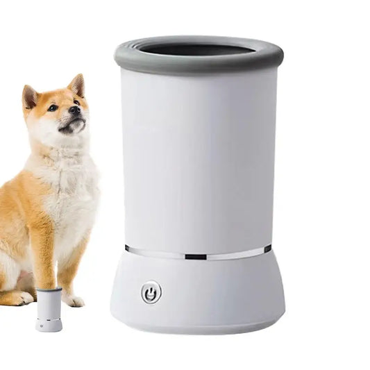 Lavazampe elettrico per animali domestici, automatico, per la pulizia delle zampe di animali domestici, portatile, veloce, silenzioso, per cani e gatti.