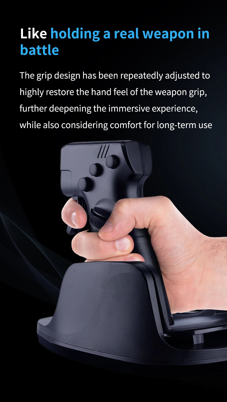 Gun Style Gaming Mouse FPS Game OrionTime L24 Vertical Handle Grip Wired Peripherals Pc Custom Gamer Accessories Shooting Mice